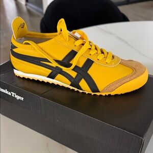 Onitsuka Tiger by Asics Vibrant Yellow and Black Sneakers